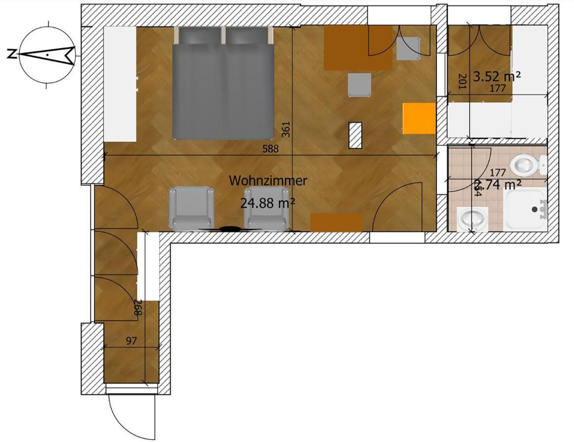 Ambassador Yellow Home Grachen Exterior photo